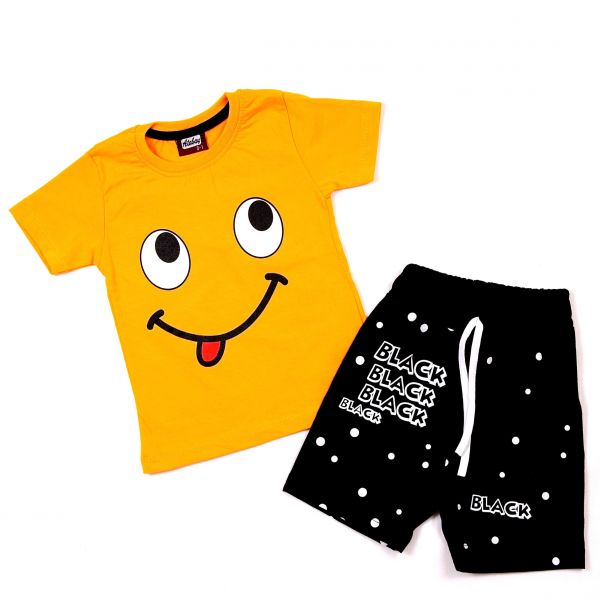 T-shirt with shorts R-0111 t.yellow