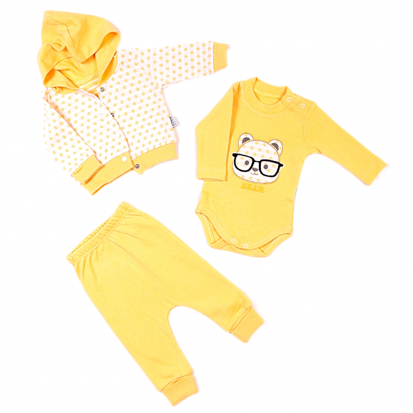 Set for newborn N-1813 yellow, Model measurements: