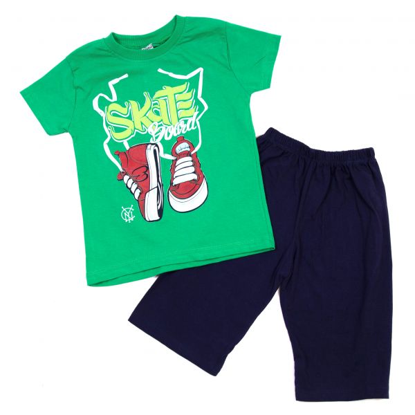 T-shirt with shorts MK-90 green