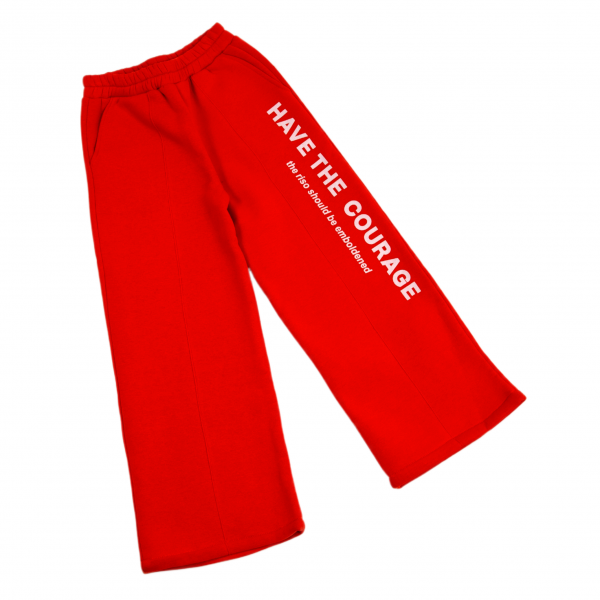 Fleece pants ШТ-106 orange